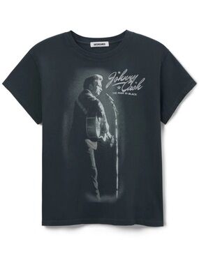 Daydreamer Johnny Cash The Man in Black Graphic Tee XL – Vintage Wash Band Tee